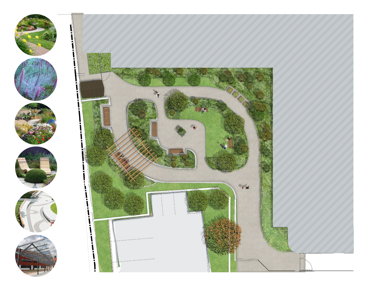 Plans for Whitby Hospital Garden Area