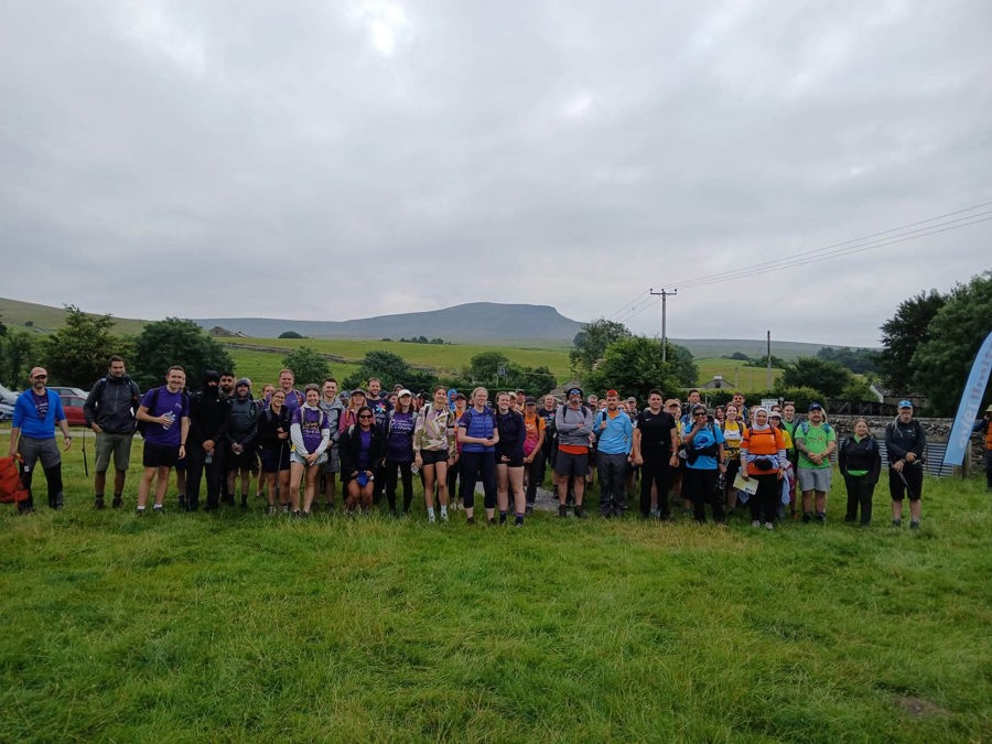 A picture of the Yorkshire 3 Peaks Group for Health Stars 2026