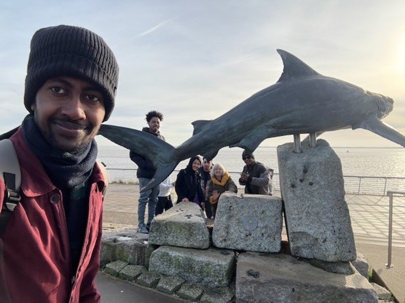 A picture of a group of people from the organisation Welcome House in Hull