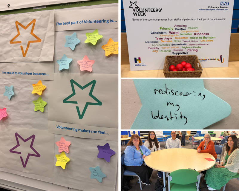 A montage of Volunteer Week