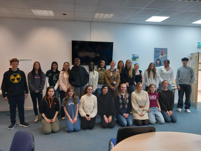 A picture of Humber NHS Cadets graduating from the Humber Trust Third NHS Cadet Programme