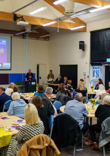 A picture of the volunteers event